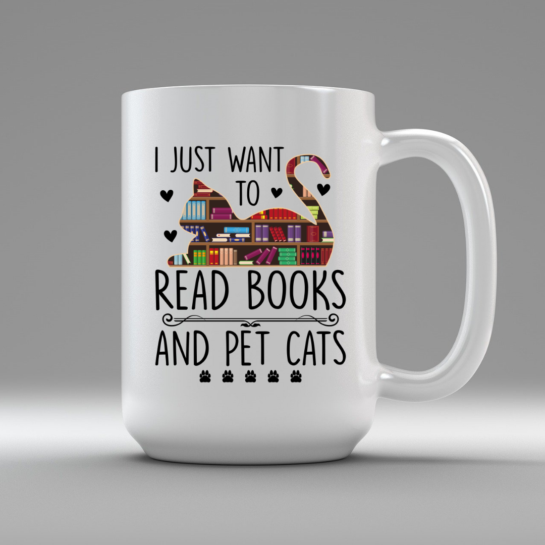 Book Bobble White Mugs