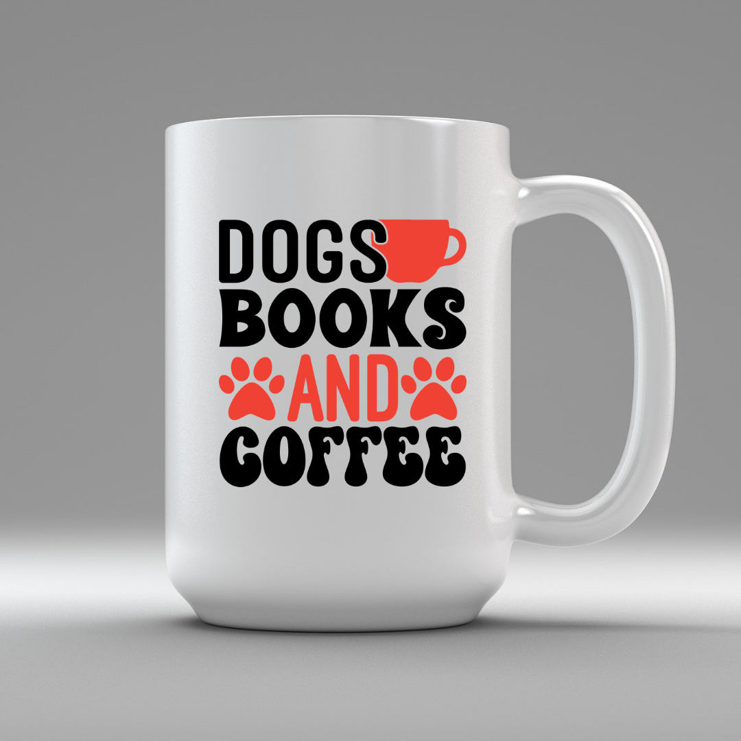 Book Bobble White Mugs