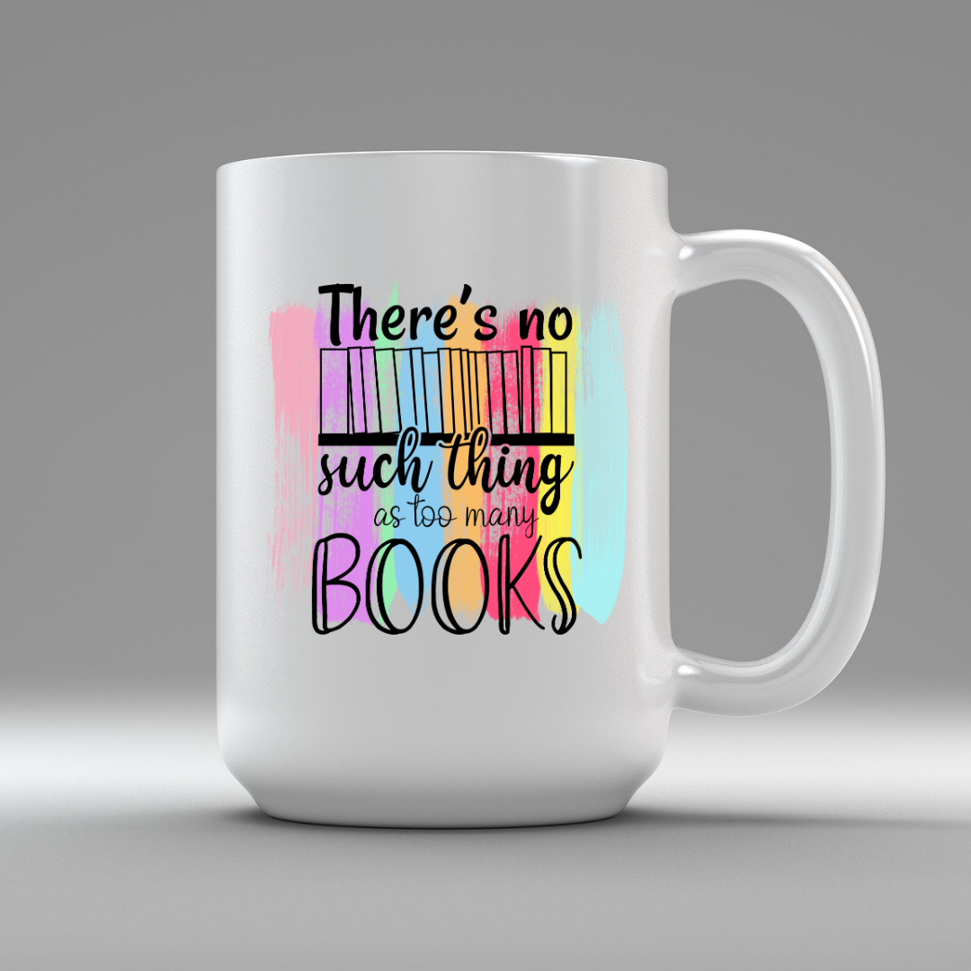 Book Bobble White Mugs