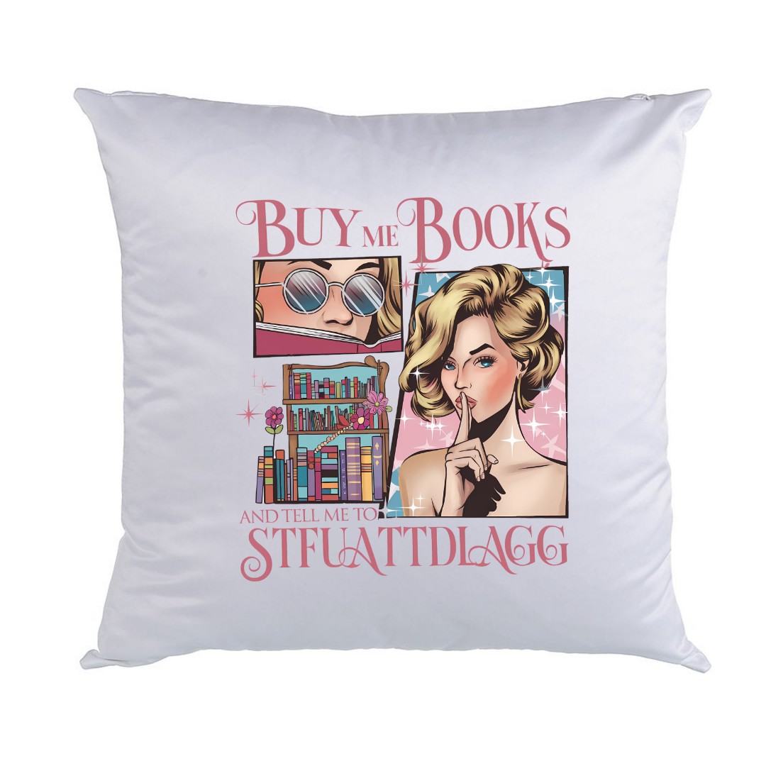 Book Bobbles Satin Pillows