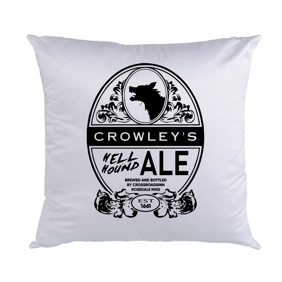 Supernatural White Satin Pillows