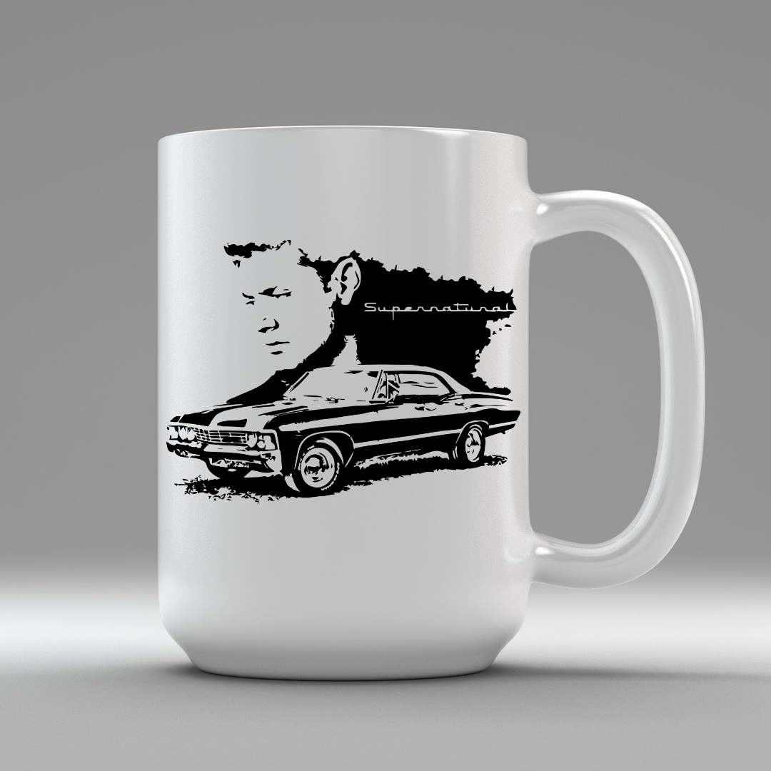 Supernatural White Mugs