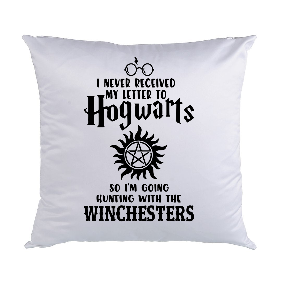 Supernatural White Satin Pillows
