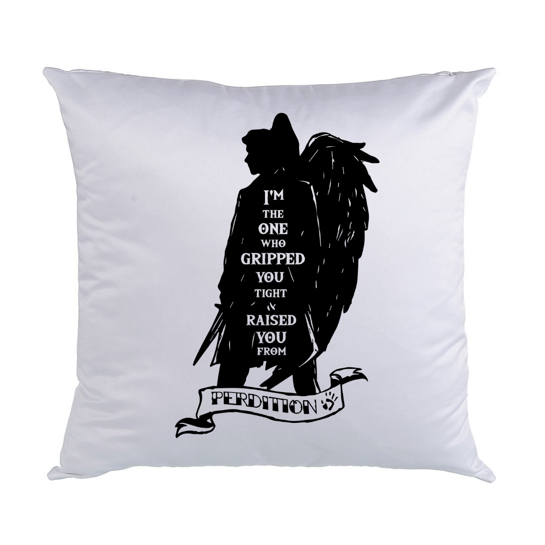 Supernatural White Satin Pillows