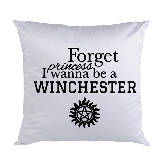 Supernatural White Satin Pillows