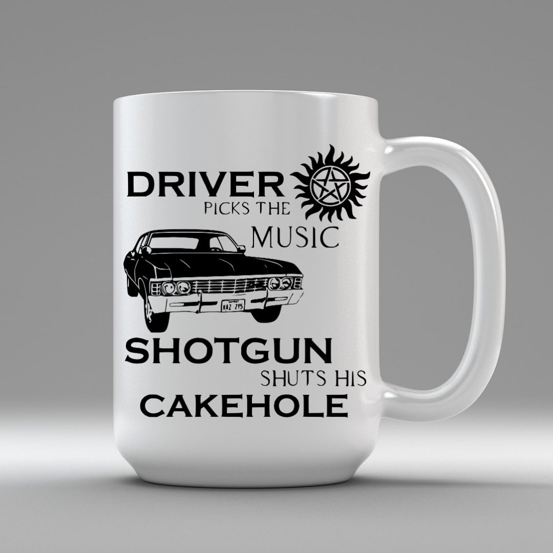 Supernatural White Mugs