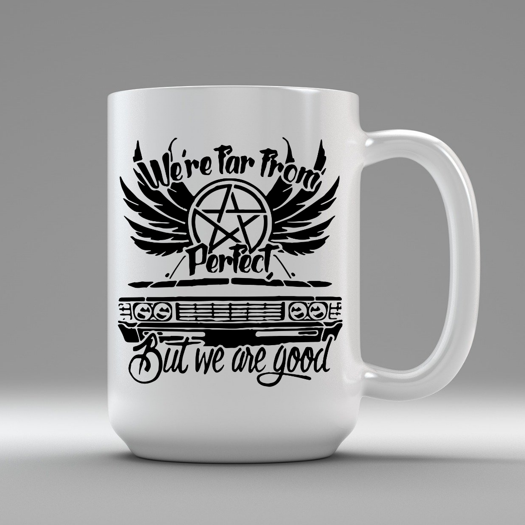 Supernatural White Mugs